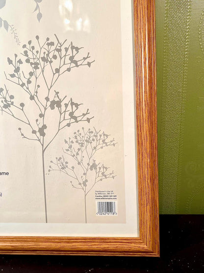 Wilko A4 Wood-Effect Frame 30 x 21 cm