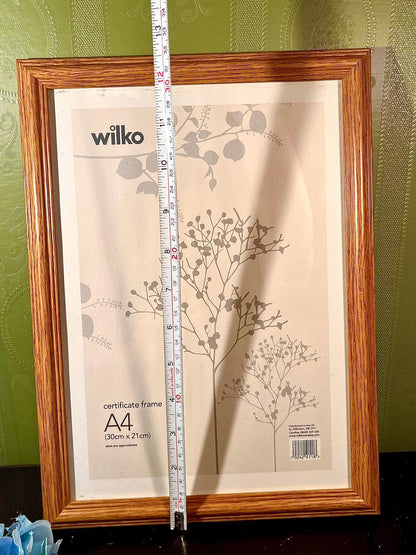 Wilko A4 Wood-Effect Frame 30 x 21 cm
