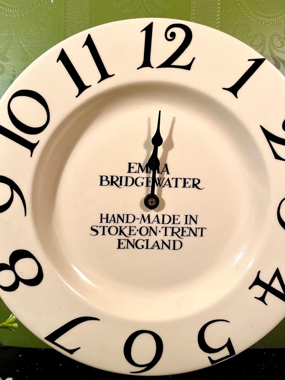 Emma Bridgewater Toast & Marmalade Wall Clock 10 in