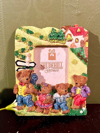 Shudehill Teddy Bear Family Photo Frame 3.5 x 5 Inch Resin Frame