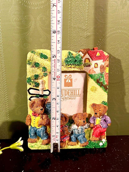 Shudehill Teddy Bear Family Photo Frame 3.5 x 5 Inch Resin Frame