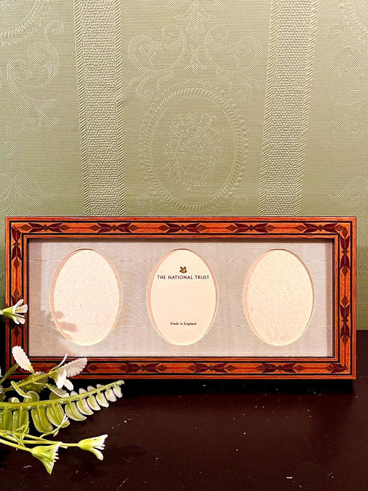The National Trust Triple Photo Frame 8.5 Inch Made in England