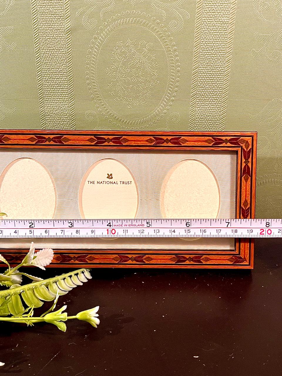 The National Trust Triple Photo Frame 8.5 Inch Made in England