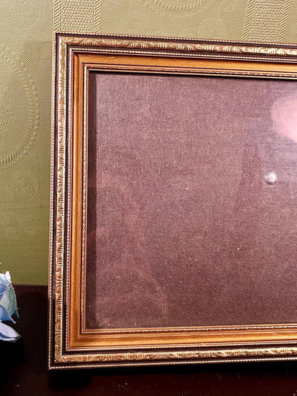 Ornate Gold-Tone Picture Frame  9-Inch