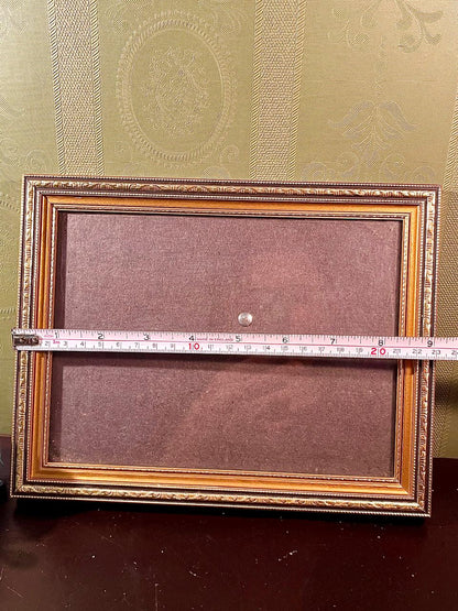 Ornate Gold-Tone Picture Frame  9-Inch