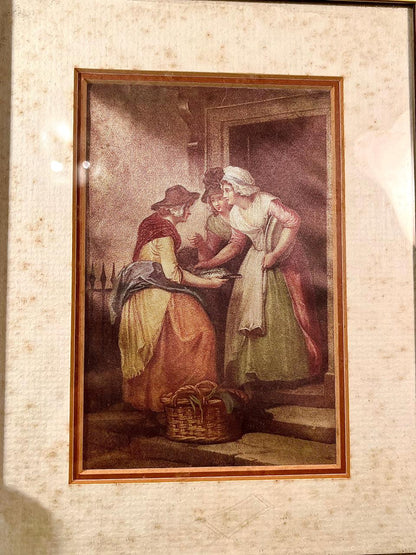 10-Inch Framed Vintage Figure wall art