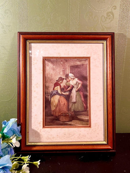 10-Inch Framed Vintage Figure wall art