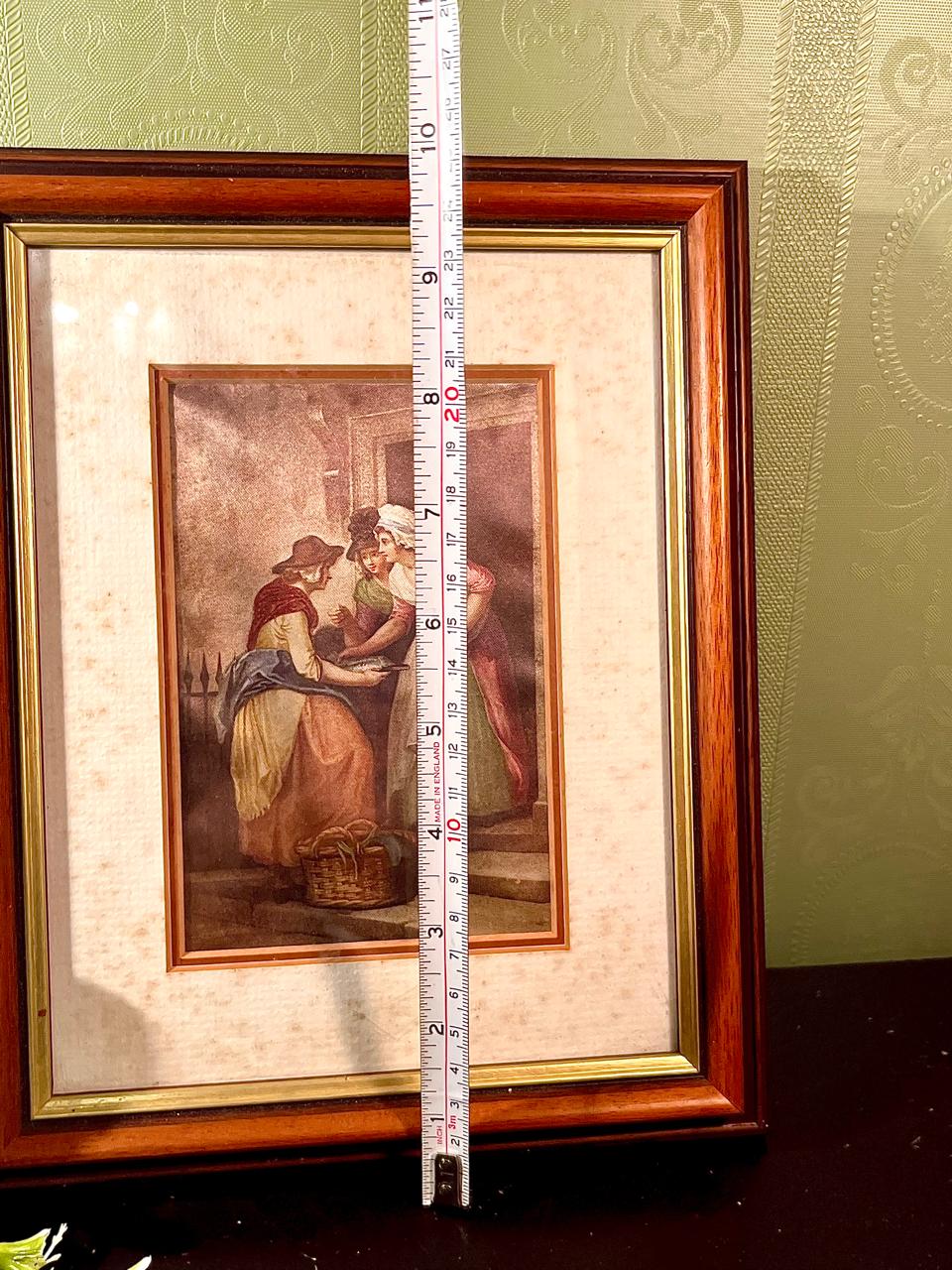 10-Inch Framed Vintage Figure wall art