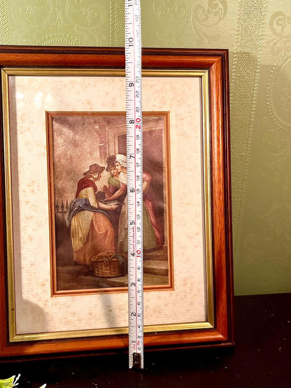 10-Inch Framed Vintage Figure wall art