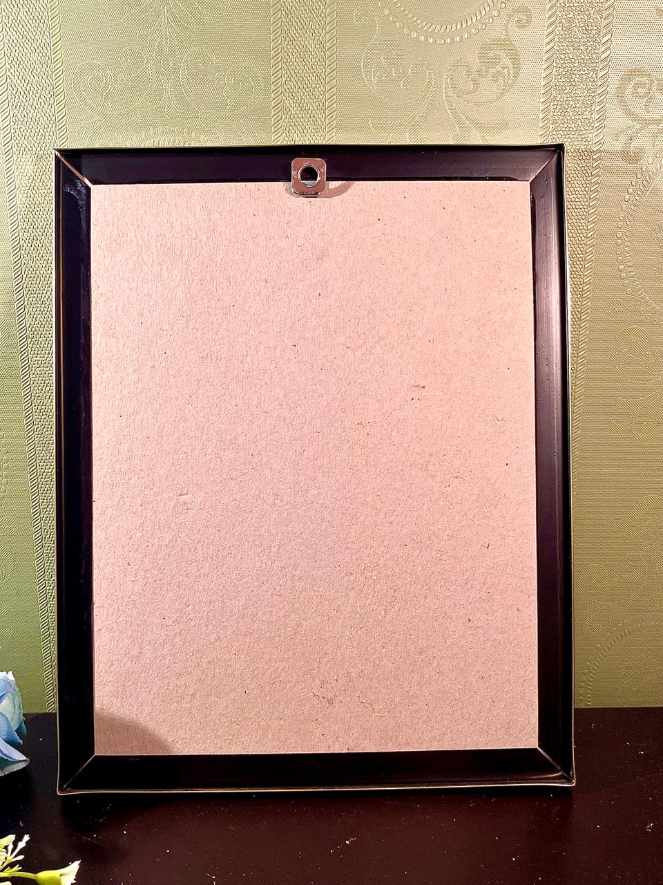 11-Inch Framed Rabbit wall art in Gold-Tone Frame