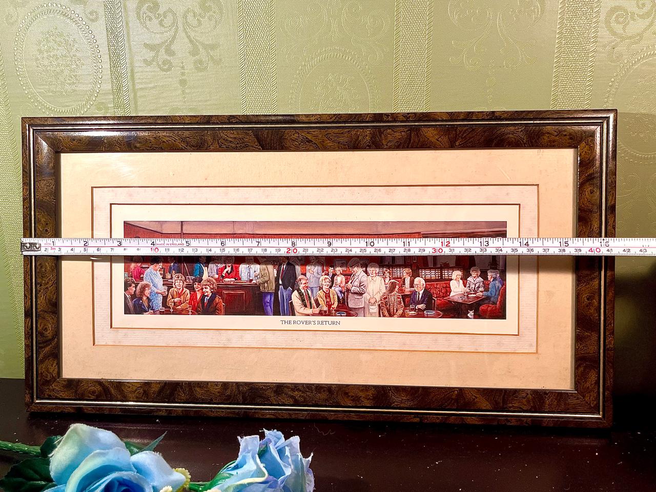 "The Rover's Return" Pub Scene wall art Frame 16-Inch