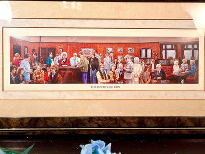 "The Rover's Return" Pub Scene wall art Frame 16-Inch