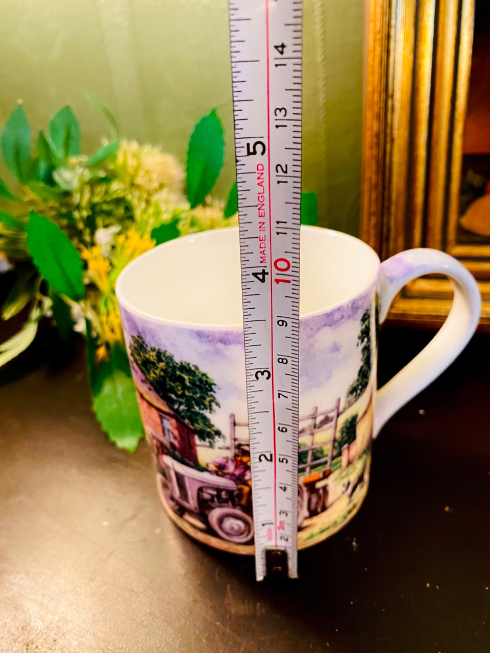 Tractor Farm Scene Ceramic Mug 1 Piece 10cm