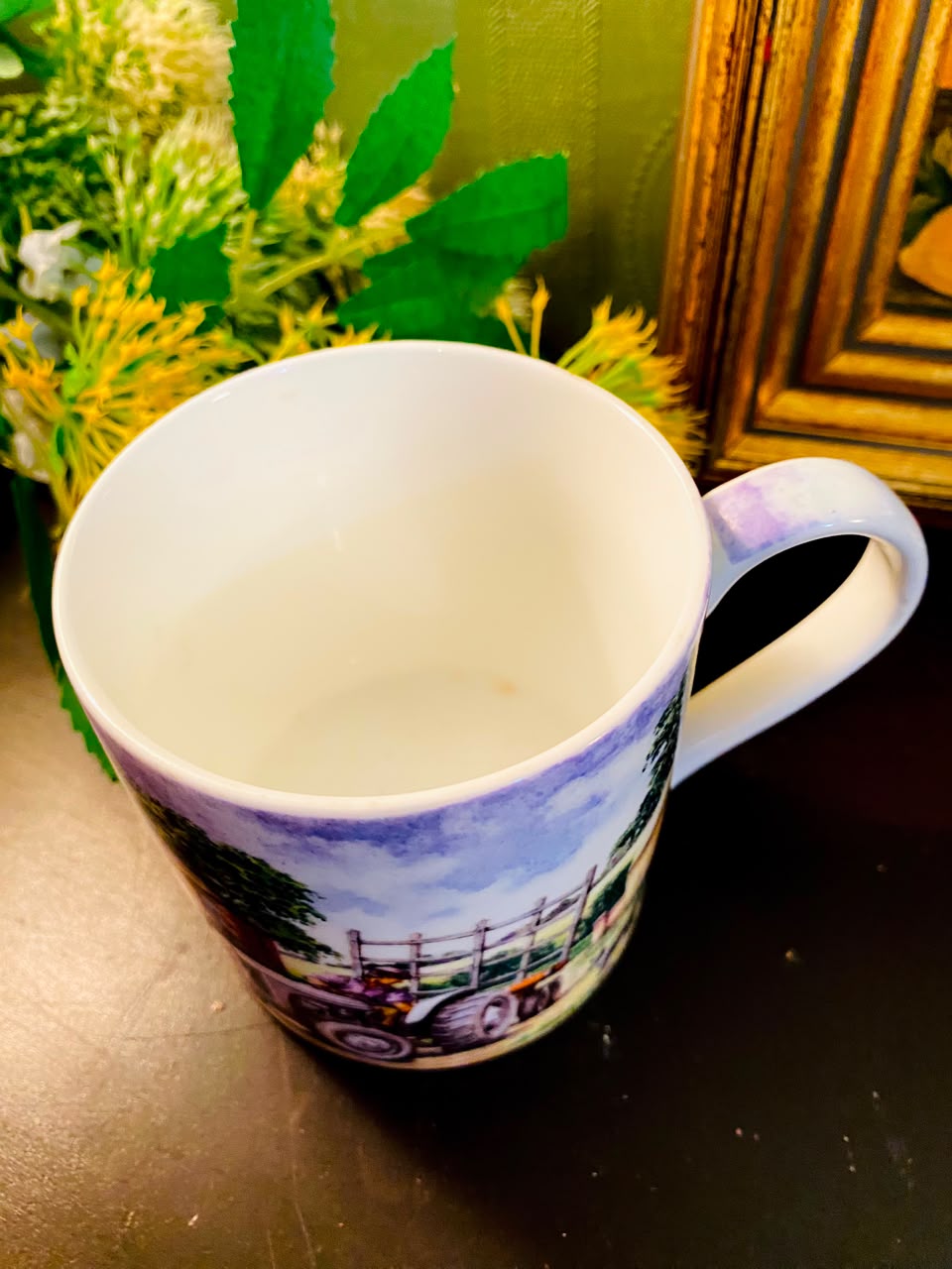Tractor Farm Scene Ceramic Mug 1 Piece 10cm