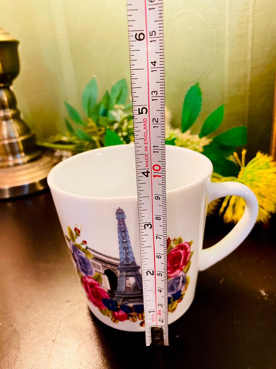Paris Eiffel Tower Coffee Ceramic Mug White 1 Piece 10cm