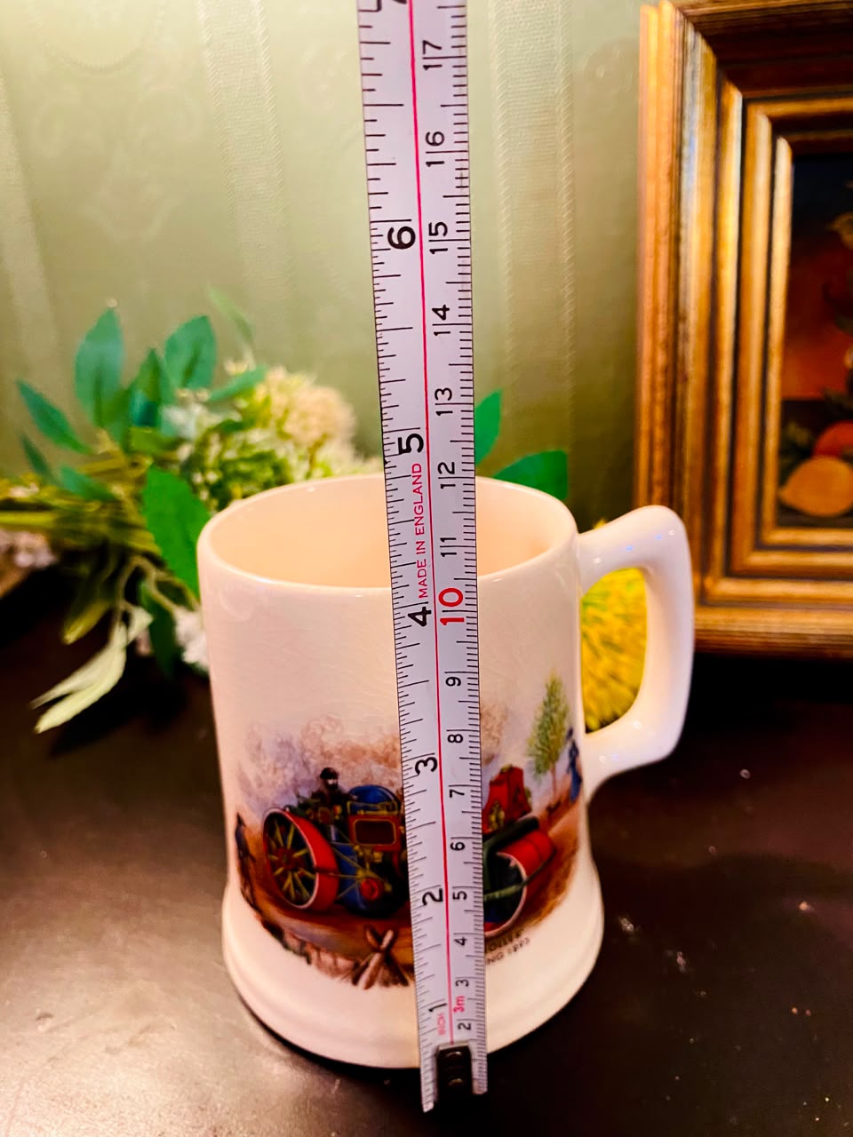 Aveling 1893 Steam Roller Ceramic Mug White 1 Piece 11cm