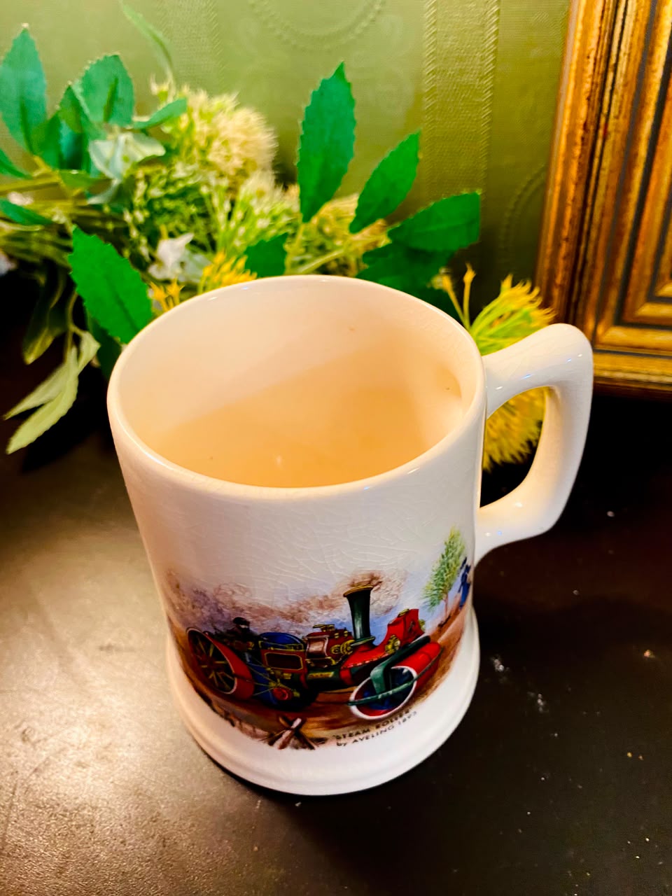 Aveling 1893 Steam Roller Ceramic Mug White 1 Piece 11cm