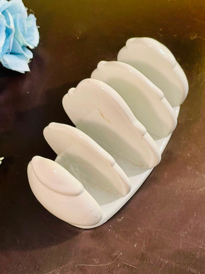 White Ceramic Toast Rack Approx. 14cm