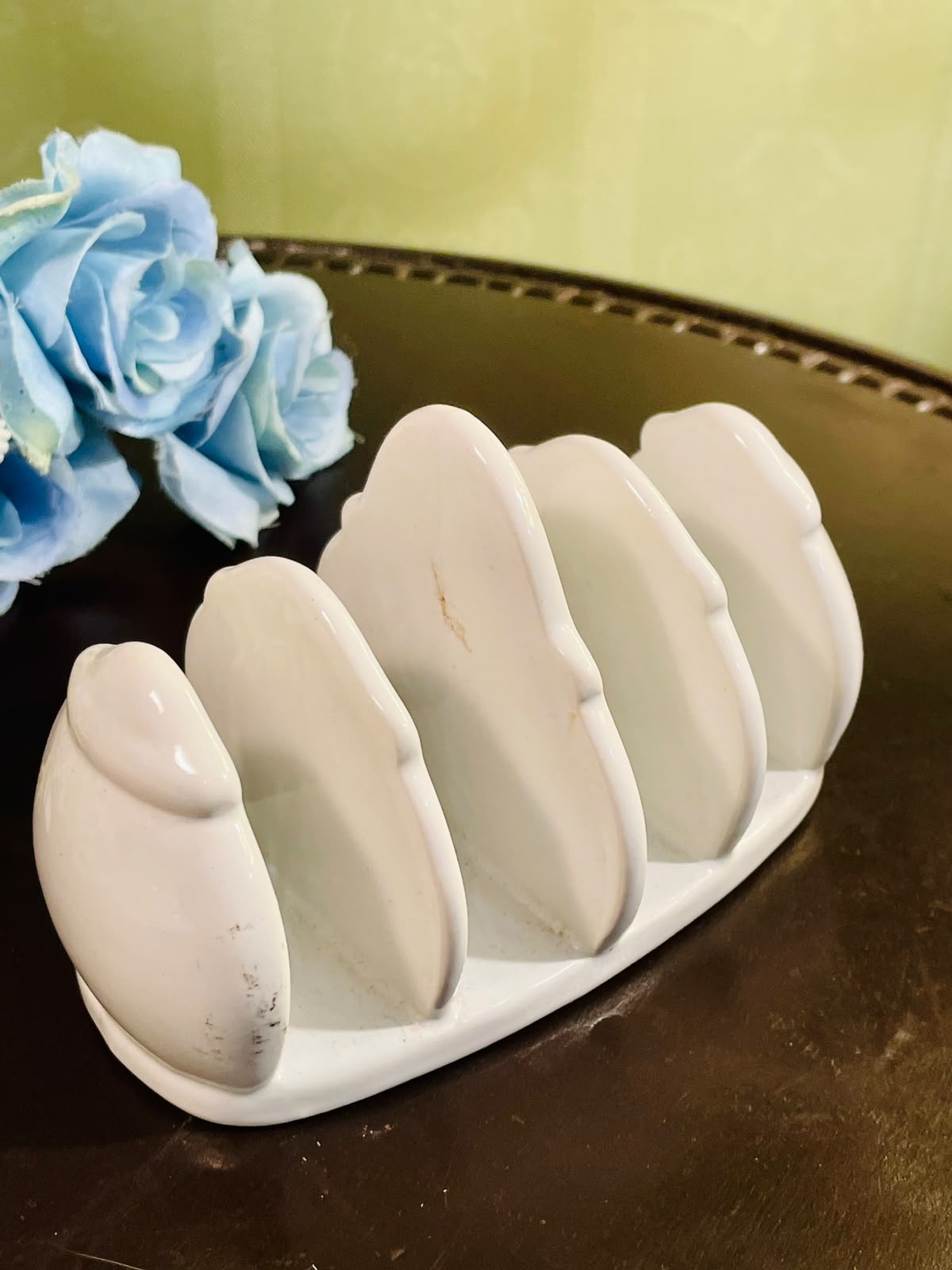 White Ceramic Toast Rack Approx. 14cm