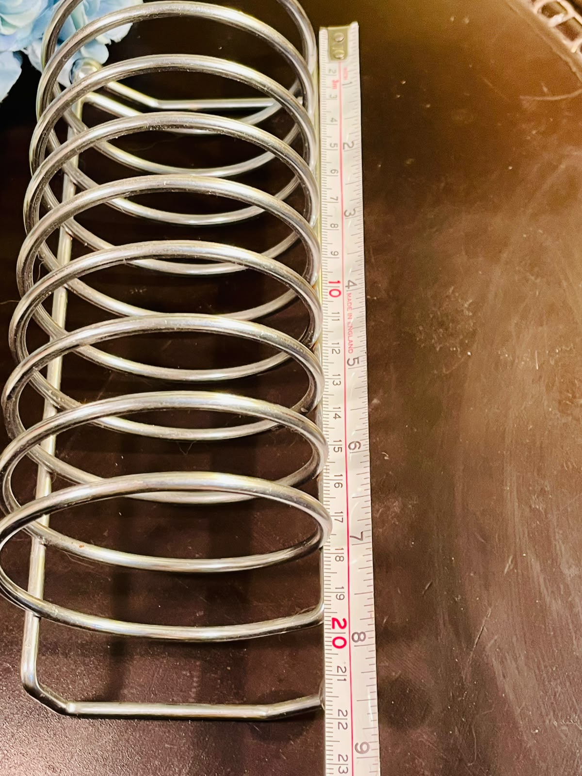 Silver-Tone Circular Toast Rack Approx. 22cm