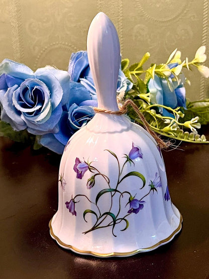 Spode Campanula Fine Bone China Floral Bell 13 cm