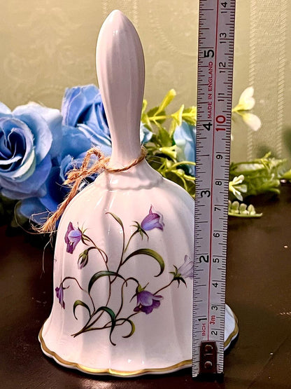 Spode Campanula Fine Bone China Floral Bell 13 cm