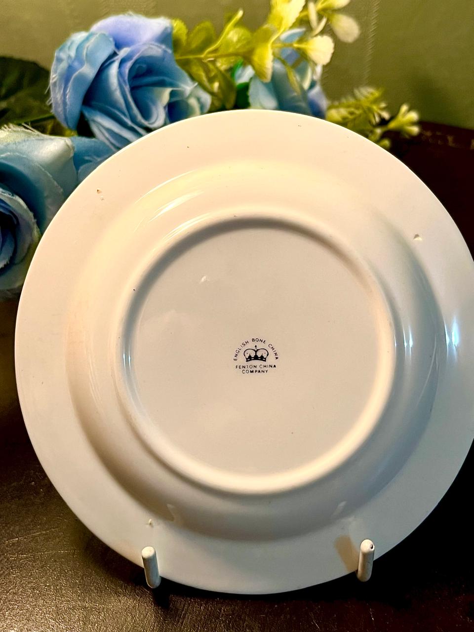 Fenton Pisces English Bone China Decorative Plate 5 Inch