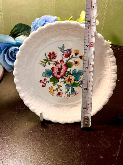 Multicolour Floral Decorative Plate 4.5 Inch