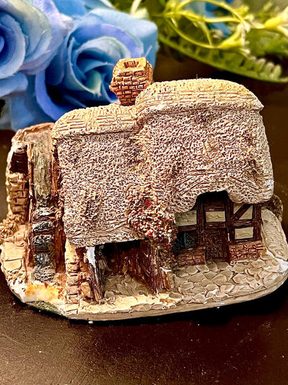 Thatched Watermill Cottage Miniature Figurine 3 Inch