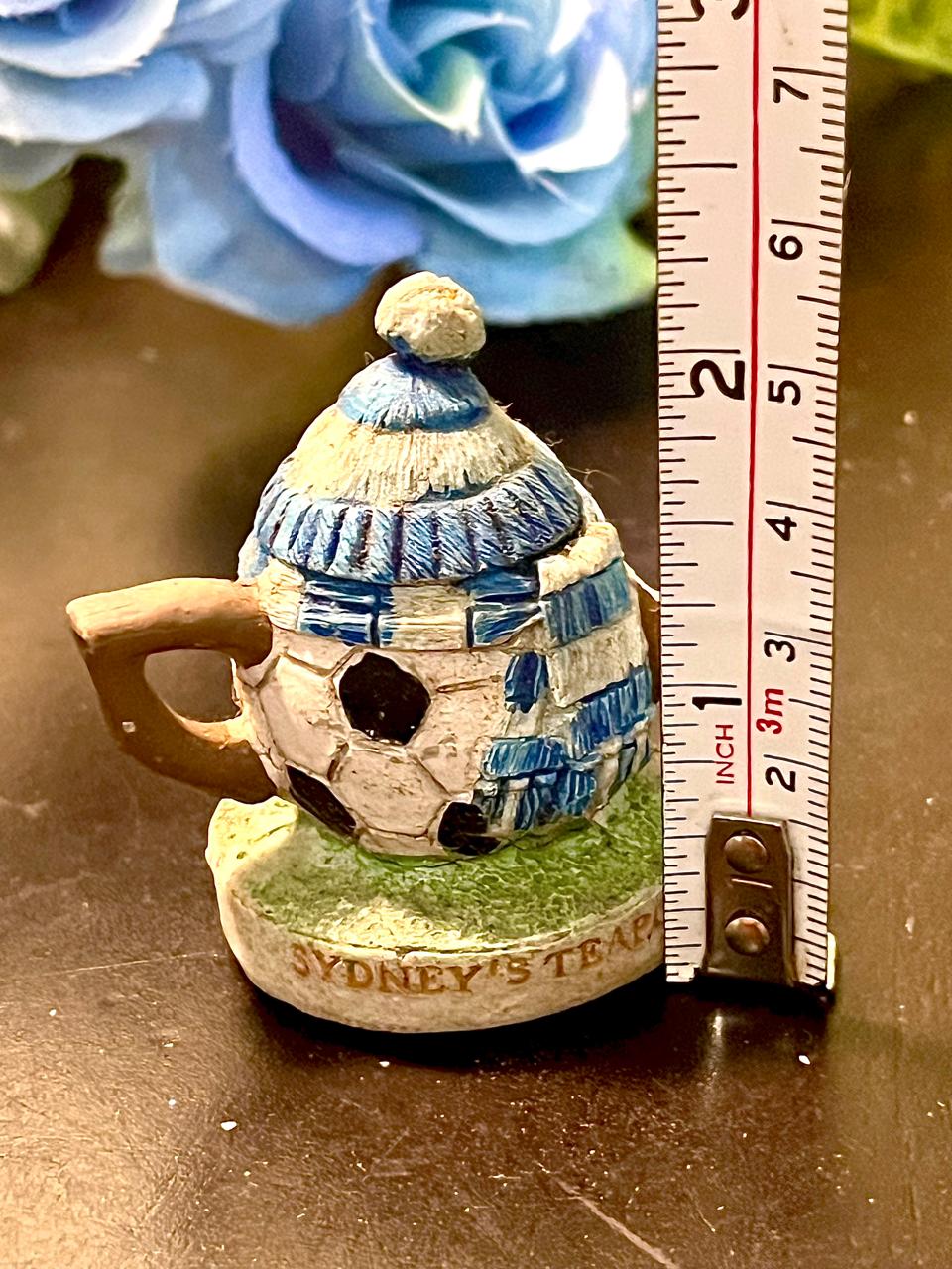 Football Teapot Miniature Home Decor 2.5 Inch