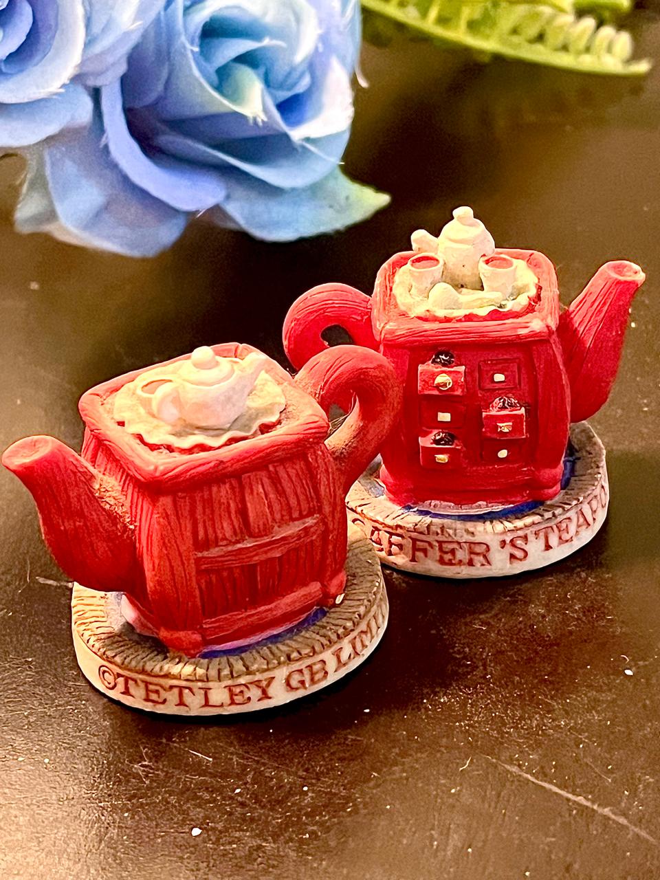 Miniature Teapot House Decor Set of 2