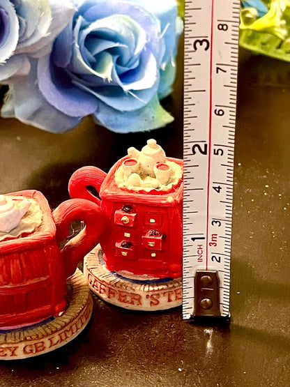 Miniature Teapot House Decor Set of 2