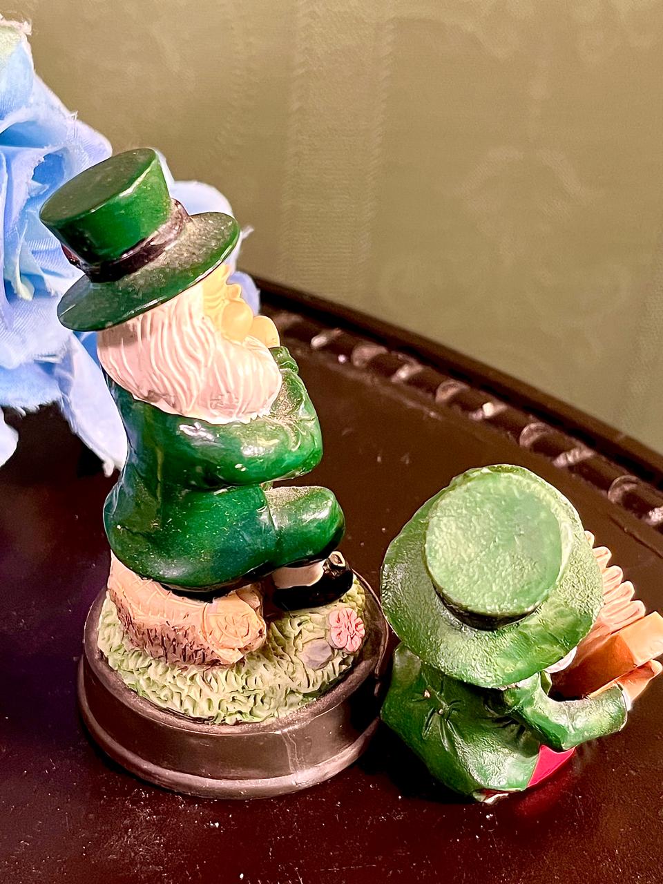 Lucky Leprechaun Musician Figurines Set of 2