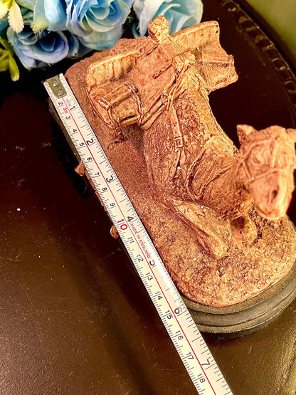 Lanzarote Camel Figurine with Saddle, Approx. 7 Inches