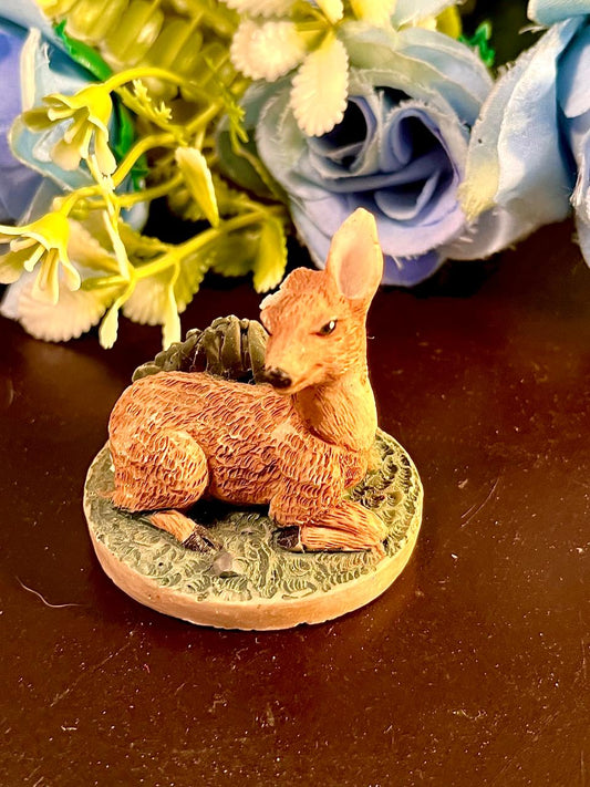 Tetley Deer Miniature Figurine Home Decor 2.5 inches