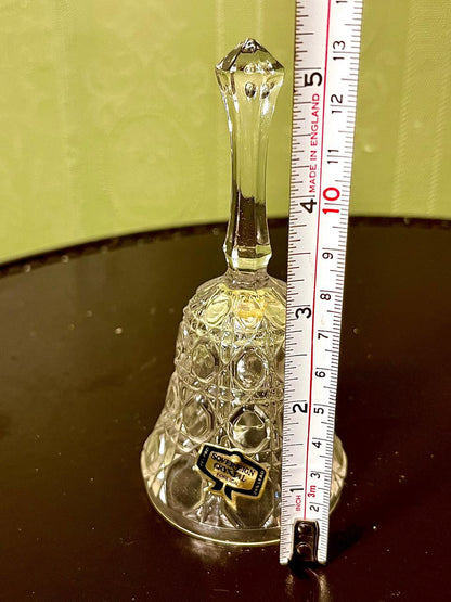 Sovereign Crystal Hand Bell Clear Crystal 13cm