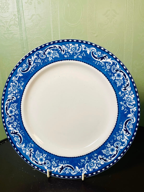 Leighton Alfred Meakin Blue Floral Plate 9 in England