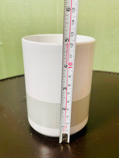 Twinings Ceramic Holder White Grey Colour Block 13 cm