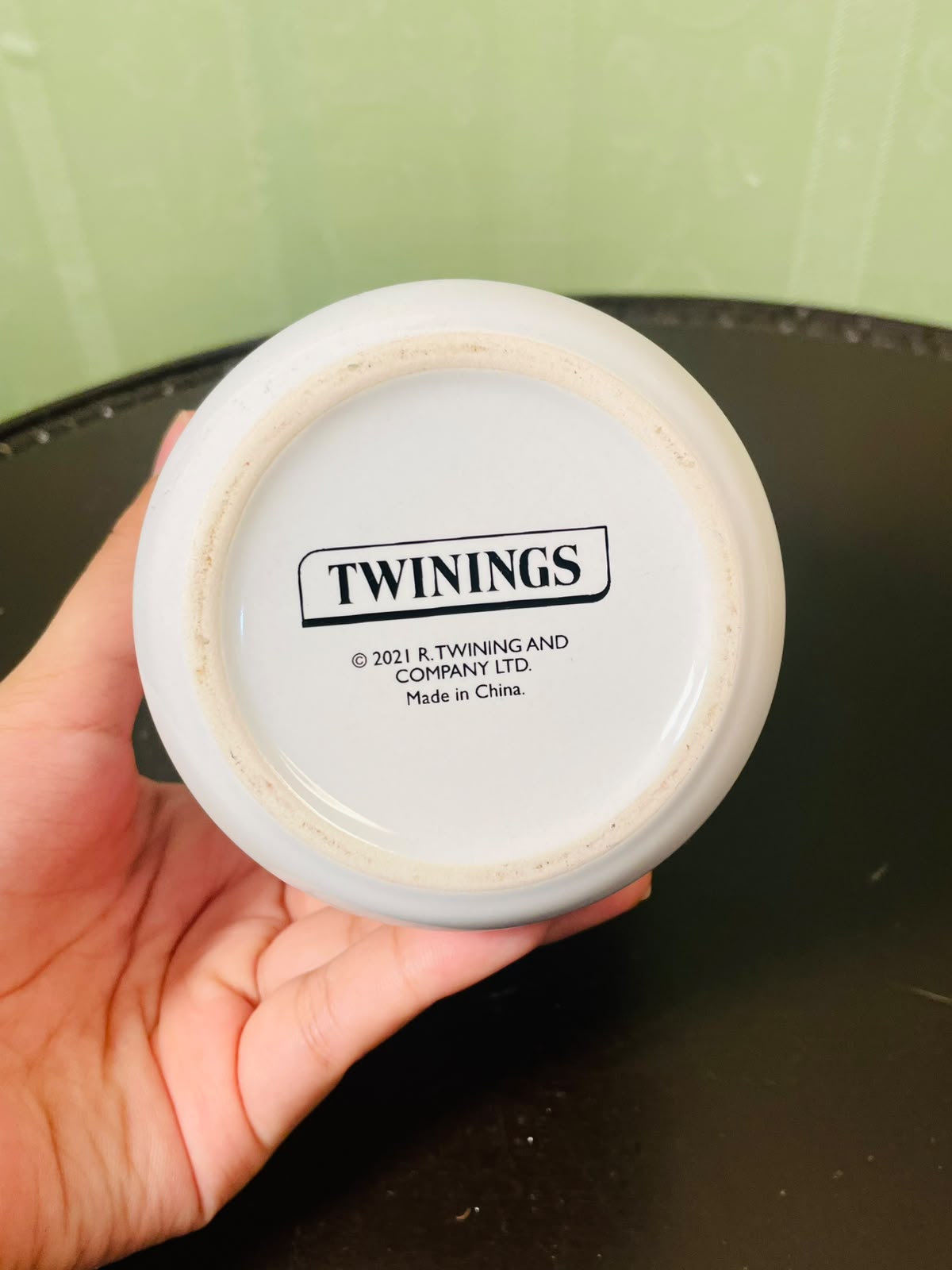 Twinings Ceramic Holder White Grey Colour Block 13 cm