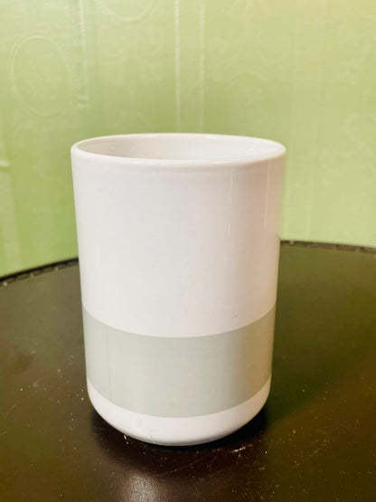 Twinings Ceramic Holder White Grey Colour Block 13 cm