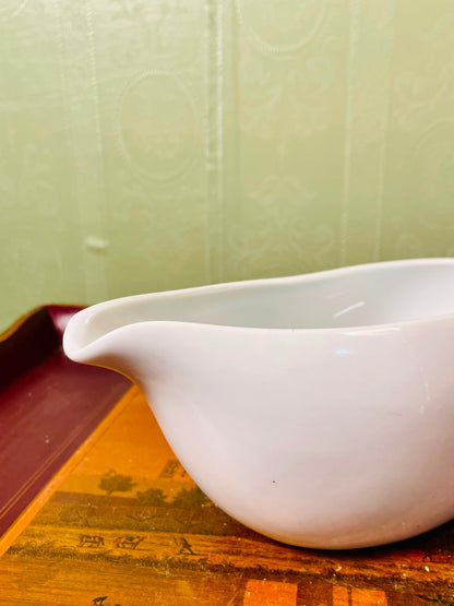 M&S White Porcelain Gravy Boat 22cm