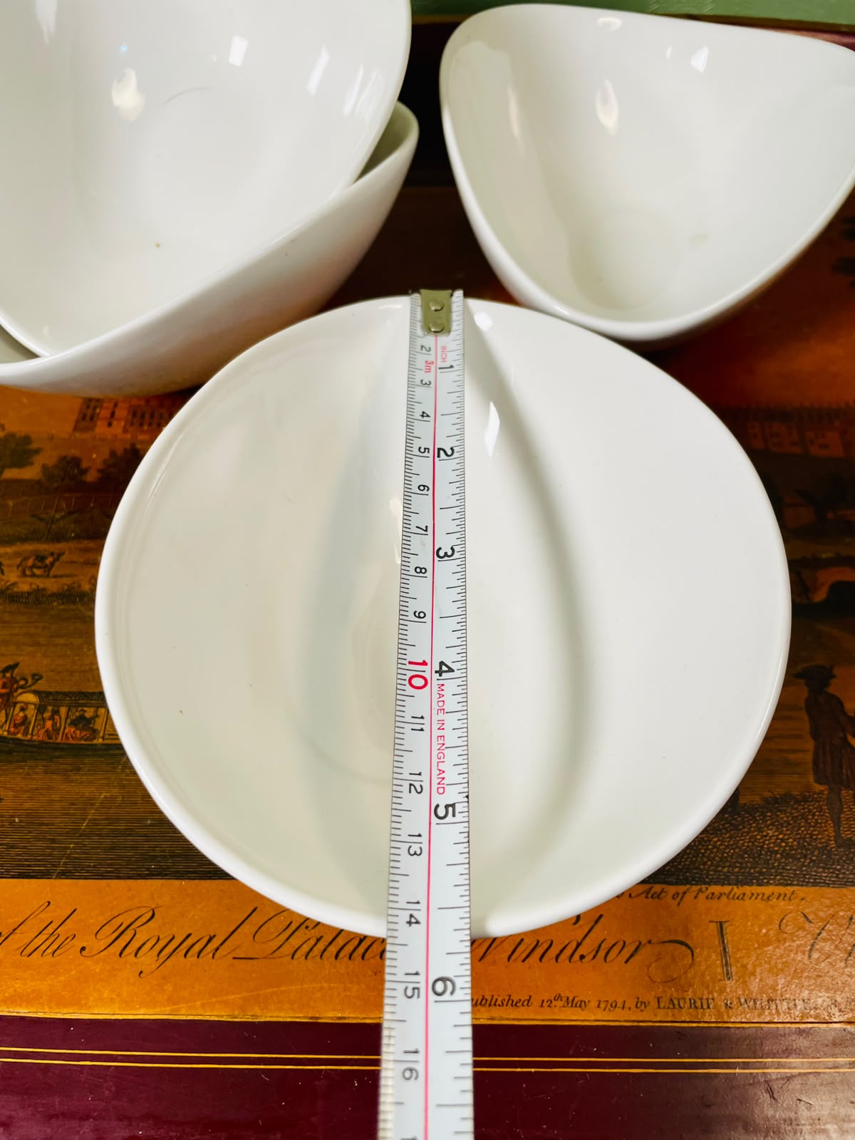 Symphony White Porcelain Serving Bowls Set of 4 – 15cm