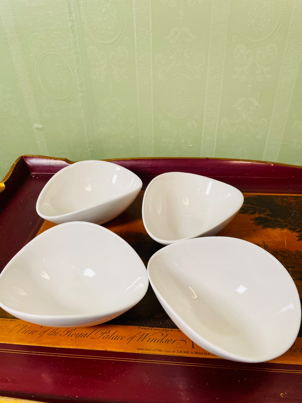 Symphony White Porcelain Serving Bowls Set of 4 – 15cm