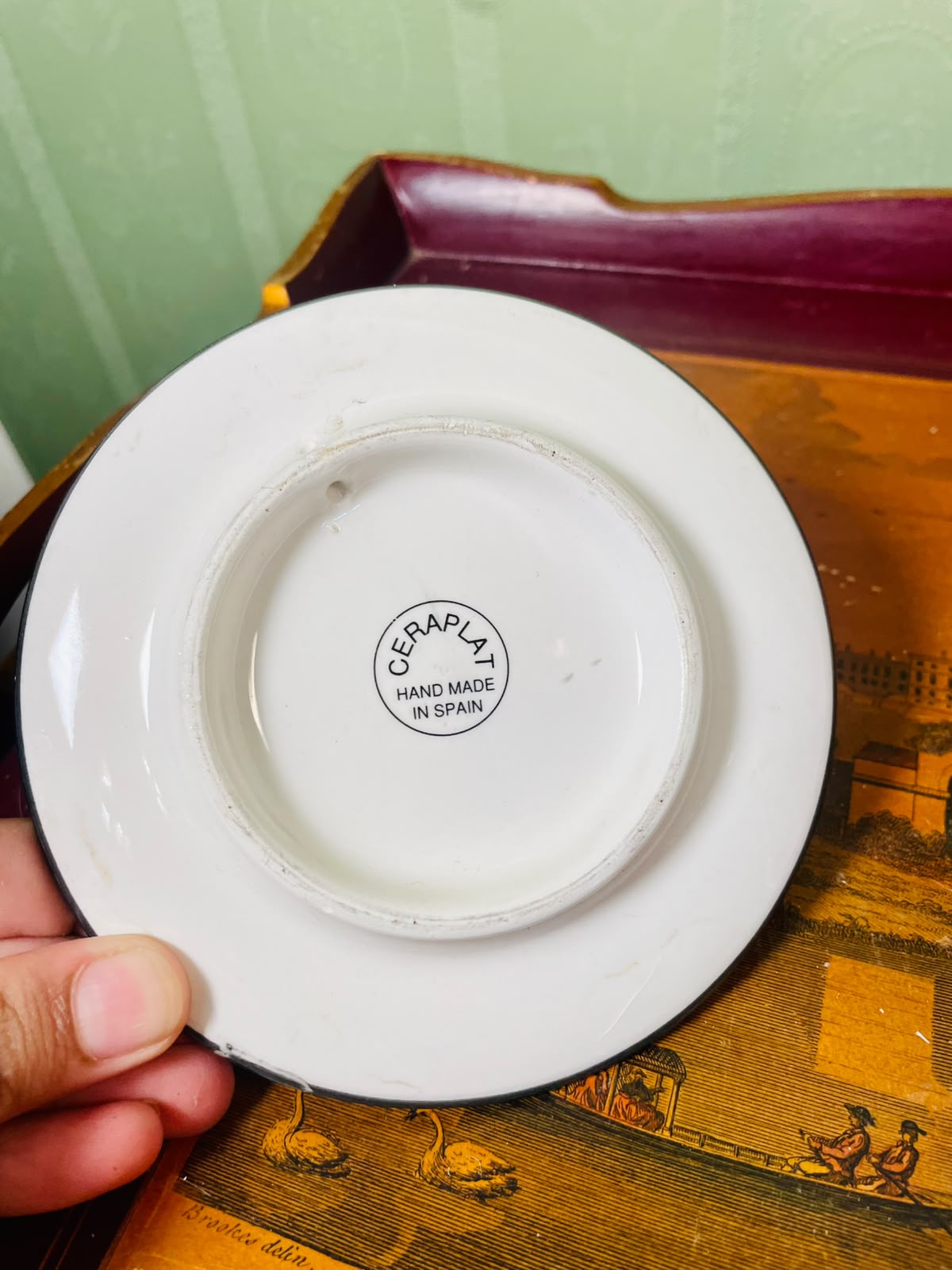 Ceraplat Hand-Painted Spanish Ceramic Lemon Plate – 12.5cm Decorative Dish