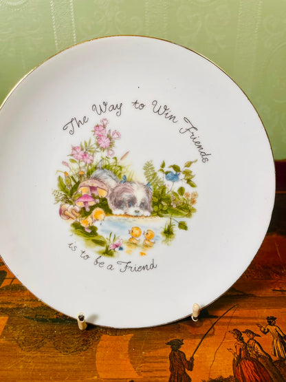 Anneliese Friendship Floral Decorative Plate 15cm
