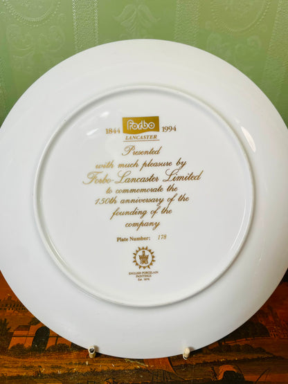 Forbo Lancaster Anniversary Porcelain Wall Plate 21cm