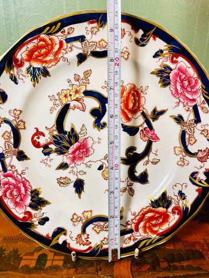 Mason’s Mandalay Ironstone Floral Rare Finds Decorative Plate 24cm