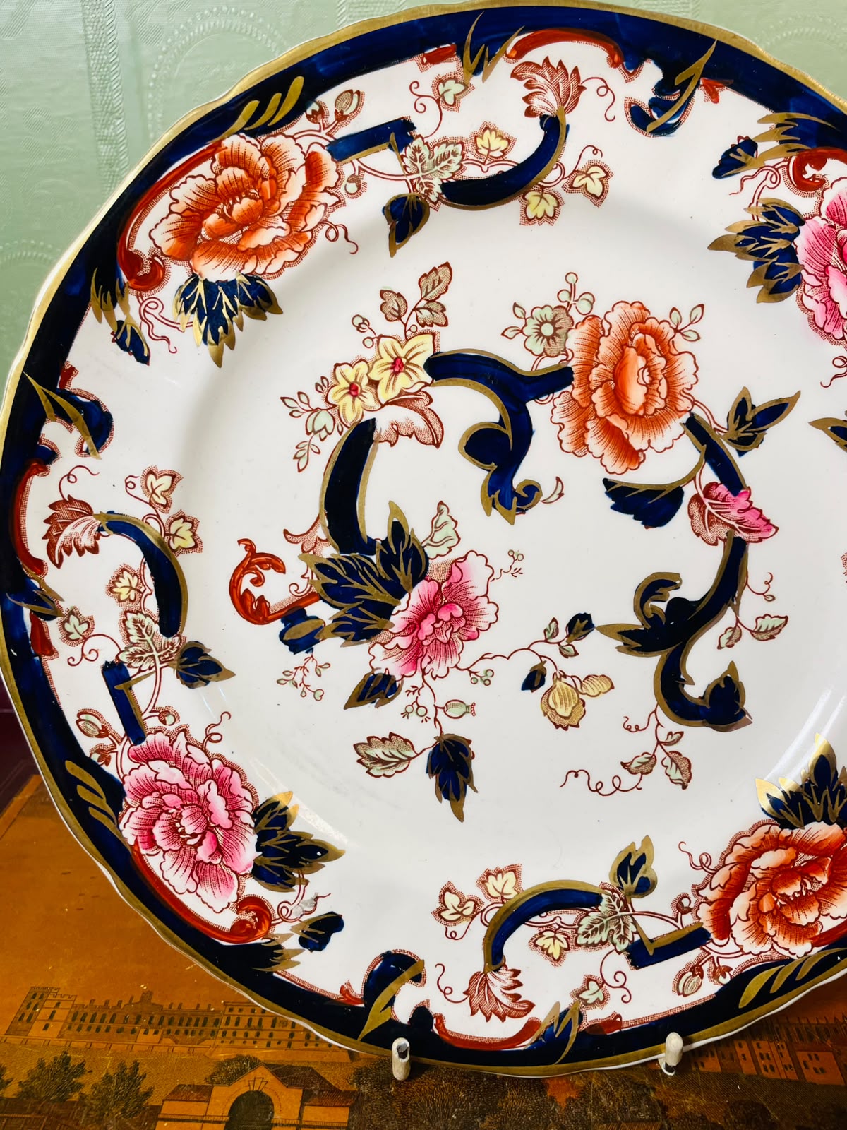 Mason’s Mandalay Ironstone Floral Rare Finds Decorative Plate 24cm