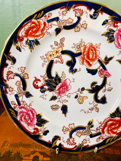 Mason’s Mandalay Ironstone Floral Rare Finds Decorative Plate 24cm