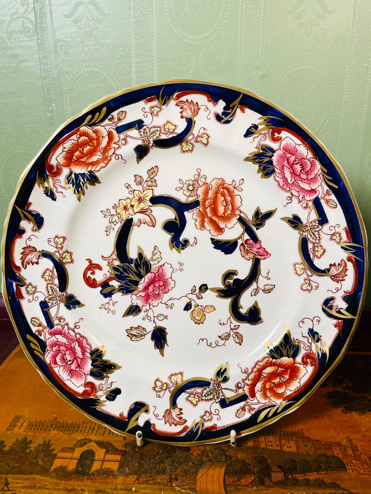 Mason’s Mandalay Ironstone Floral Rare Finds Decorative Plate 24cm